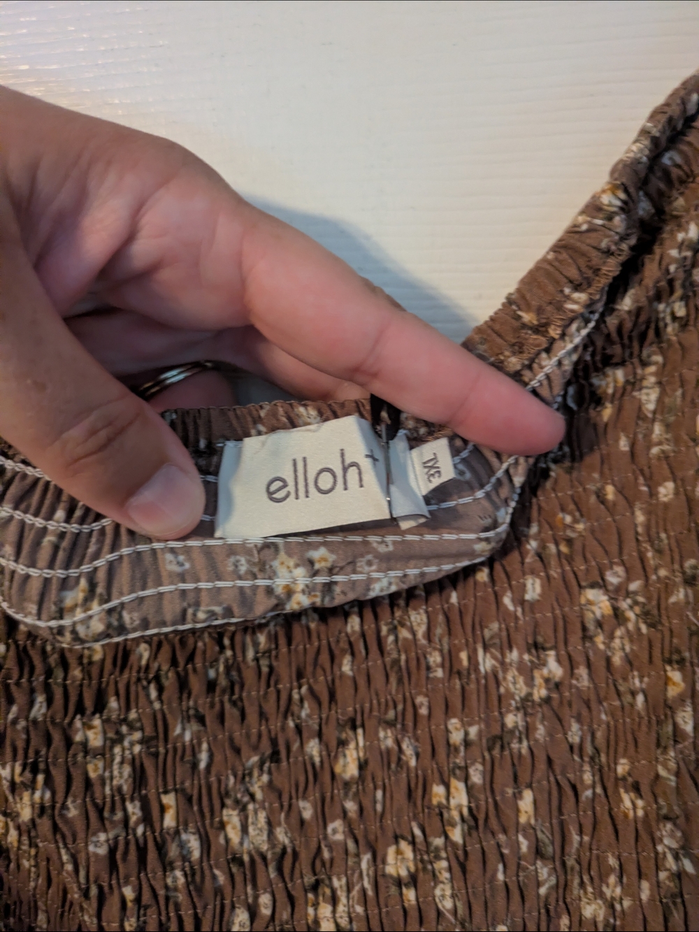 Elloh Liara Brown Floral Maxi Dress - Women - Picture 6 of 7